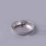 Disposable Aluminum Foil Round Flan Pan Pizza Baking Pan thumbnail-3