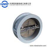 DN200 Dual Iron Manual Wafer Butterfly Check Valve Low Temperature