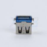 Fish Fork Foot Square Without Curling Female Straight Edge SMT USB 3.0 Connector thumbnail-3