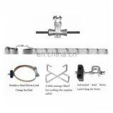 pole attachment/component for ADSS/OPGW fiber optic cable