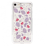 Golden Edge Epoxy Phone Case Flower Phone Case Floral Mobile Cover thumbnail-2