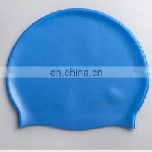 Manufacturers Direct Waterproof Elastic Silicone Swimming Cap Swimming Cap Solid Color Custom Icon thumbnail-2