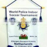 Satin Double Sided Printing , Tow Layers With Tassels, Hanging Flag or Silk Banner thumbnail-3