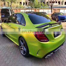 Electricity Light Lemon Green Car Vinyl Wrap Air Self-adhesive Decoration Roll Film Vehicle Auto Stickers thumbnail-2