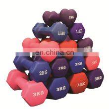The Hot Selling 2021 Dip Color Dumbbell Hexagonal Dumbbells For Men And Women Dropshipping thumbnail-5