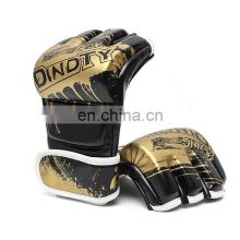 MMA glove boxing leather scratch fingerless boxing support taekwondo boxing fighting Thai karate sparring taekwondo gloves