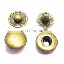 Custom 15mm Brass Spring Snap Clip Button for Leather, Jeans thumbnail-2