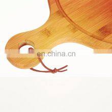 Creative Design Custom Logo Premium Restaurant Round Bamboo Pizza Board thumbnail-5