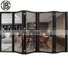 Commercial Aluminum Laminated Glass Accordion Folding Doors for Patio