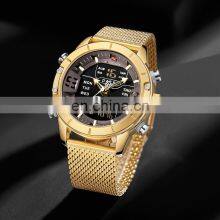 NAVIFORCE 9117 Luxury Quartz Movement Steel Watch Stainless Steel Week Display Luminous Wristwatches Wholesale Watches thumbnail-5