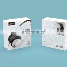 China Supplier Customized Logo Printing Paper Earphone Headphone Packaging Box Headcase Packaging Box With Plastic Tray Insert thumbnail-3