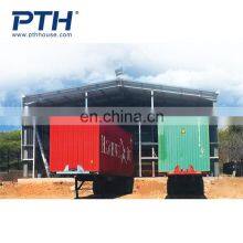 Готовый качественный склад из стальной конструкции. Прочный складное здание из горячекатаной стали thumbnail-2