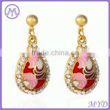 Drop Pendant Earrings Enamel Jewelry Earrings thumbnail-5