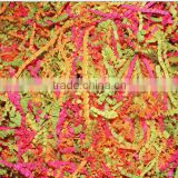 Color Paper Tissue Shreds,Stuffer,Strips with 2.5mm width for dressing up packaging box or baskets