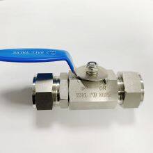 Precision Double Ferrule Needle Valve With Fine Flow Control for Laboratory Equipment thumbnail-5