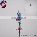 Antique Birds Stand on Stakes With Metal Garden Decoration Windmill thumbnail-6
