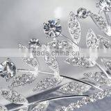 Leaf Crystal Rhinestone Wedding Hair Comb Wholesale Bridal Hair Accessories thumbnail-3