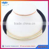 Gold Plating Copper Tube Statement Necklace 2014 thumbnail-1