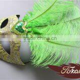 Wholesale Venetian Mask Ostrich Feather Decoration And Halloween Accessories thumbnail-4