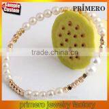 New Women Pearl Bangles Rose Gold Plated Charm Bracelets Fashion Jewelry thumbnail-1