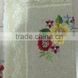 Linen Hand Embroidered Tablecloth