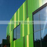 outdoor wall decoration 4mm acp aluminum plastic composite panel pvdf coating solid color