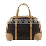 2015 Latest Lady Leisure Shell PVC Handle Bag With Letter and Cam Rivet thumbnail-1