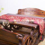 Merchandising Paisley Runner Table Cloth With Velvet Border thumbnail-1