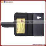 China Manufacturer Magnet Book Style Wallet Leather Case for HTC One M8 Mini thumbnail-1