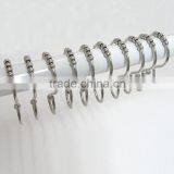 100% Metal Shower Curtain Hooks/304 Stainless Steel Curtain Hooks thumbnail-3
