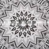 Round Elephant Mandala Floor Pillow Cover Decorative Throw Pillow Case Indian Roundie Large thumbnail-2