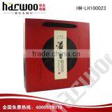 Red Color and Customized Logo Large Capacity Tea Box