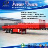 Brand New Tri Axle 30-60 Tons 40 Feet Flatbed Type Side Wall Open Bulk Cargo Trailer/drop Side Semi Trailer(twist Lock Optional) thumbnail-1