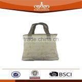 Beige Women Pretty Garment Fabric Hand Bag thumbnail-3