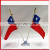 Promotional feather double flags,country flag with one sucker,table flag