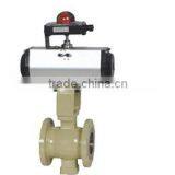 V Type Flange Ball Valve+Actuator thumbnail-3