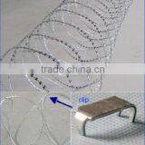 High Safety Clips Razor Wire From China Supplier ( Concertina or Flat Style ) thumbnail-2