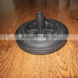 200x50mm small rubber solid wheel with plastic core solid wheel