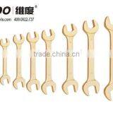 Non Sparking Set-9pcs Double Open End Wrench for Petrolum