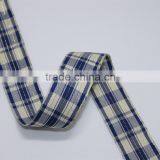 Plaid Ribbon With Gold Line thumbnail-1