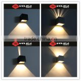 2*3W New products CE approved Super bright wall lights hallway for eaves use