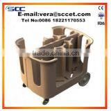 Adjustable Dish Caddies Tray Cart Dish Caddy Maximum Plate Diam. 12-1/4" thumbnail-3