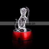 Twelve Chinese Zodiac Signs Clever Monkey Wholesale Crystal Craft Gfit Figurine Furniture thumbnail-3