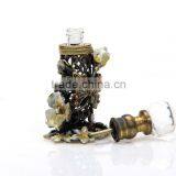 New Desgin Crystal Glass Perfume Bottle for Wedding Gift
