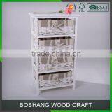 Children Toys Storage Wooden Drawer Cabinets thumbnail-3
