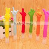 Novelty Gesture Ball Point Pen Colorful Gift School Stationery Pens thumbnail-1