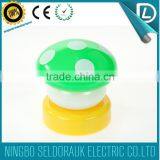 Seldorauk Own 20 Kind Items Battery Powered ABS Plastic Mini Mushroom Led Push Button Light thumbnail-2