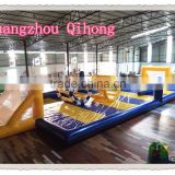 largest new design commercial inflatable soccer field for adult