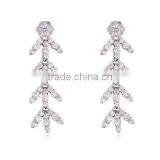 Mexican Vietnam Gold Jewelry 14K Long Gold Earring thumbnail-2