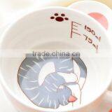 Creative Lovely Pussy Cat Ceramic Coffee Mug Set With Tea Tray, Promotional Pocelain Kitty Series of 2-piece Suit thumbnail-6